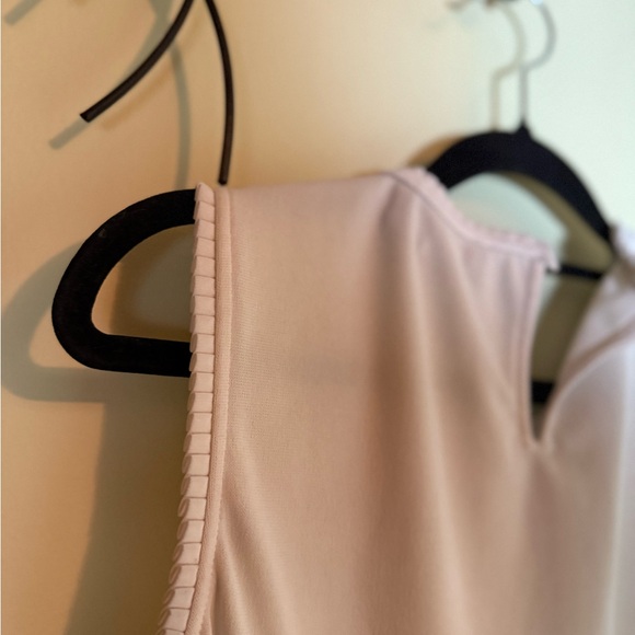 Karl Lagerfeld Career Lace White/Black Tank Ruffle Neck Small - Picture 7 of 9